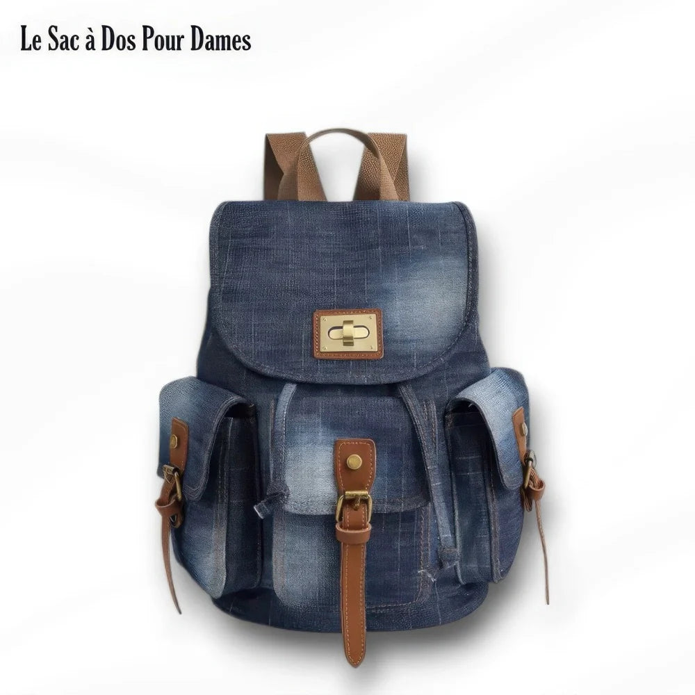 Sac à Dos Style Délavé Femme