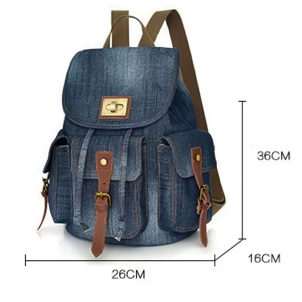 Sac à Dos Style Délavé Femme